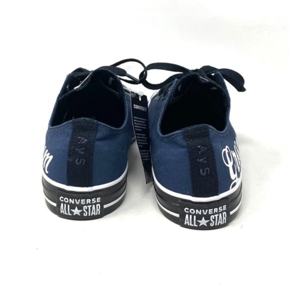 Converse Ctas Low Top Wedding Blue Canvas Women's Size Custom 171213C-BLBUWT - Picture 6 of 9